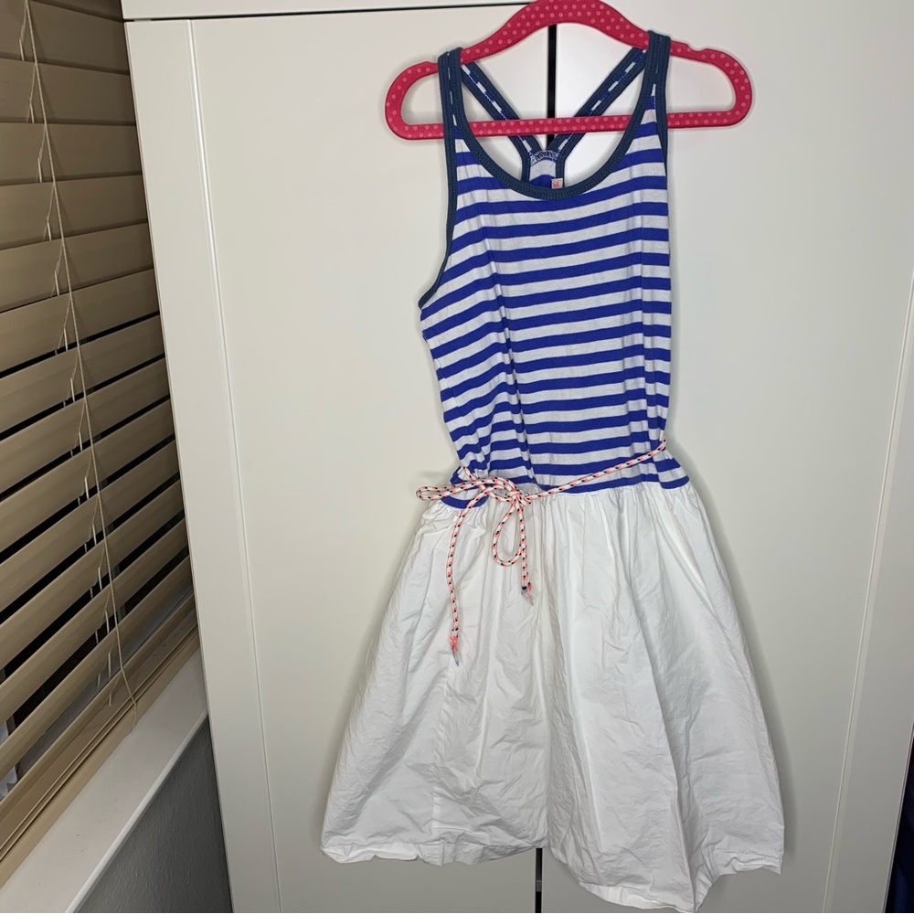 Girl’s Crewcuts Tank Dress with Layers and Rope Belt